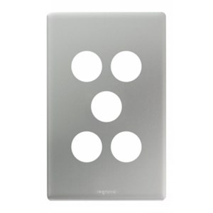 Excel Life 5Gang Cover Plate - Choose Colour